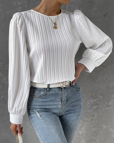 Samantha - Elegant Sleeve Detail Top