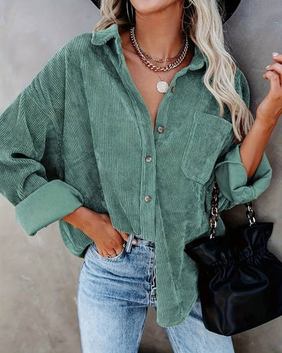 Gail - Vintage Velvet Shirt