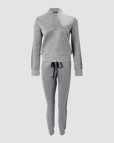 Clara – Chic Contrast Lounge Set