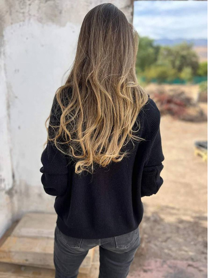 SOFIA - Soft Knit Half-Zip Sweater