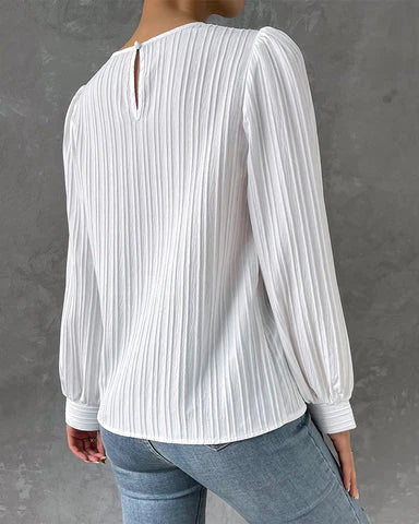Samantha - Elegant Sleeve Detail Top