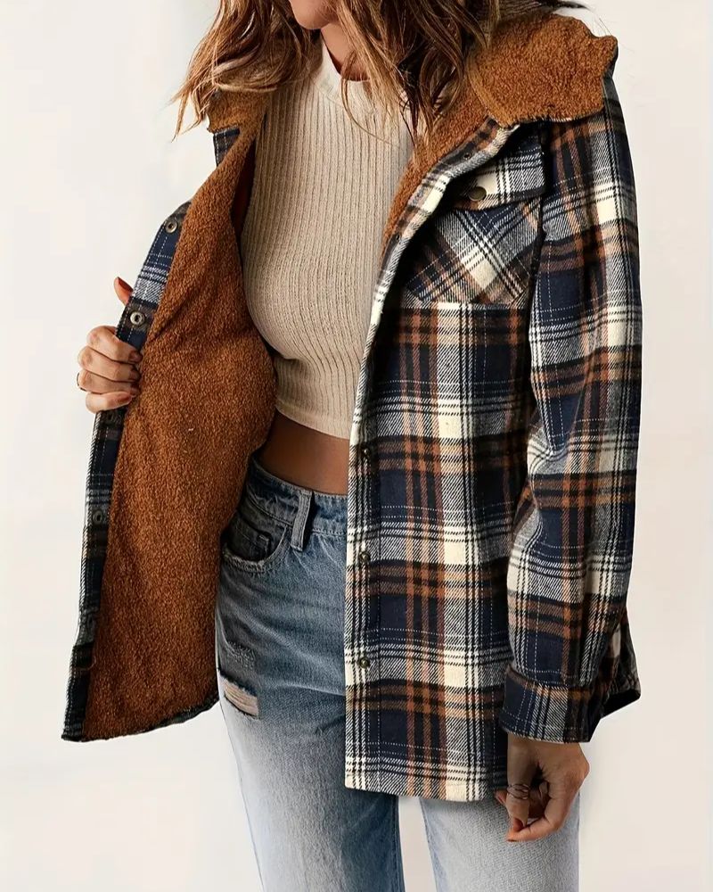 Sadie - Relaxed Check Jacket