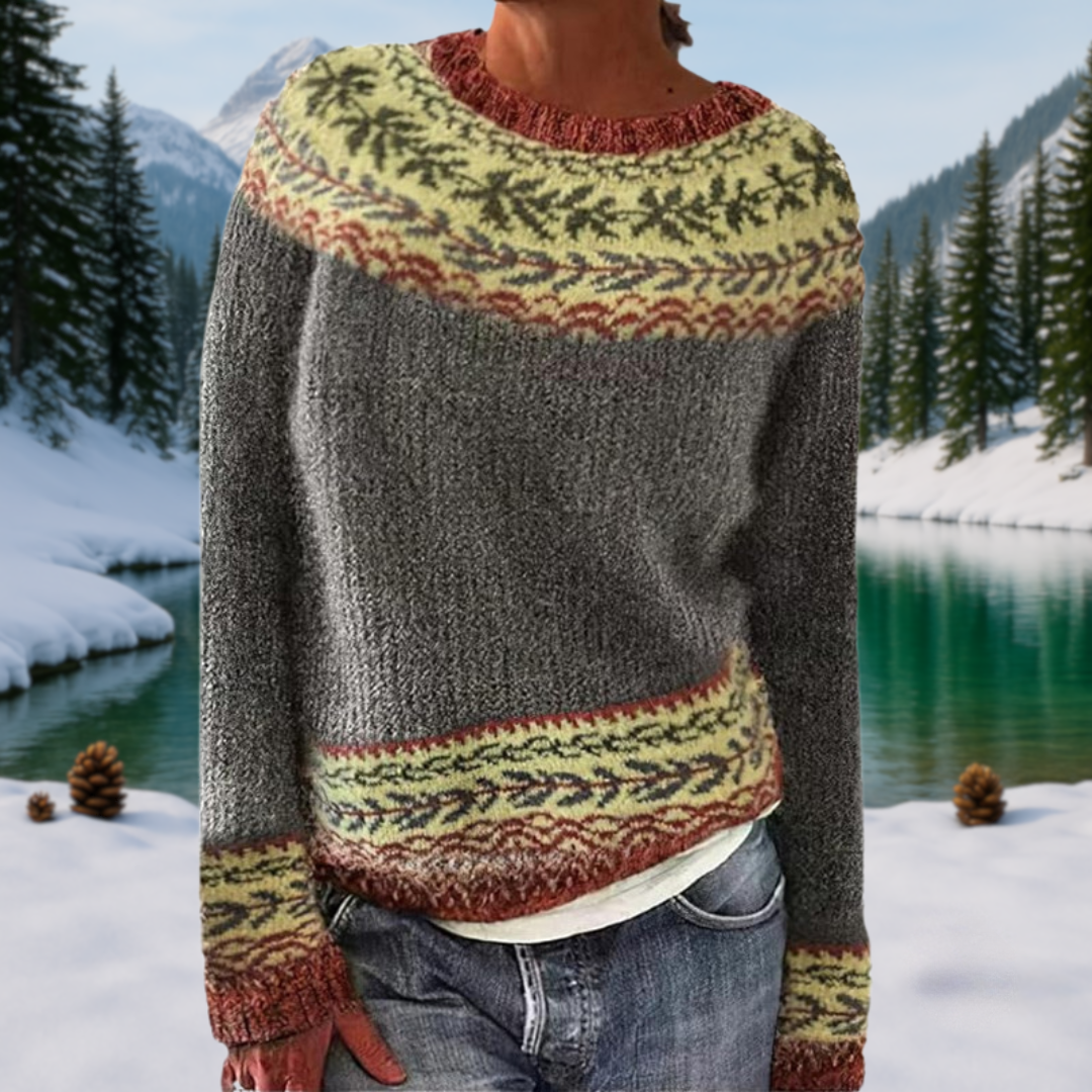 ALVA | RETRO ICELANDIC SWEATER