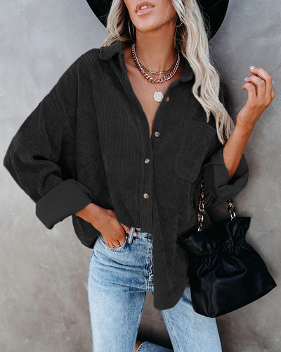 Gail - Vintage Velvet Shirt