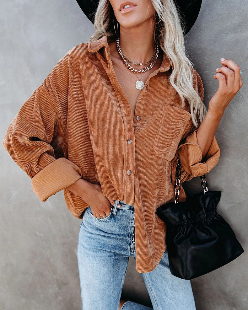Gail - Vintage Velvet Shirt