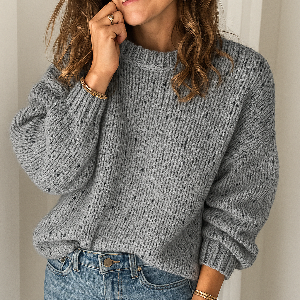 Veronica - Cosy Textured Knit Sweater