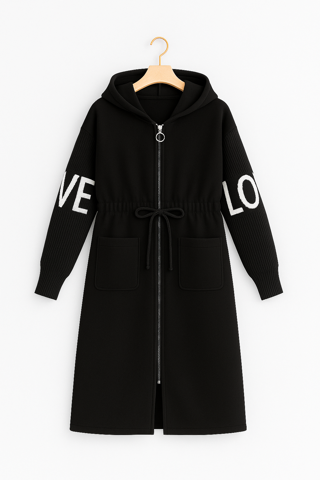Marlee – Elegant Hooded Coatigan