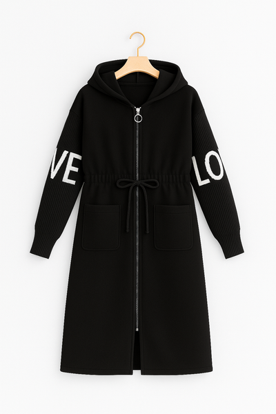 Marlee – Elegant Hooded Coatigan