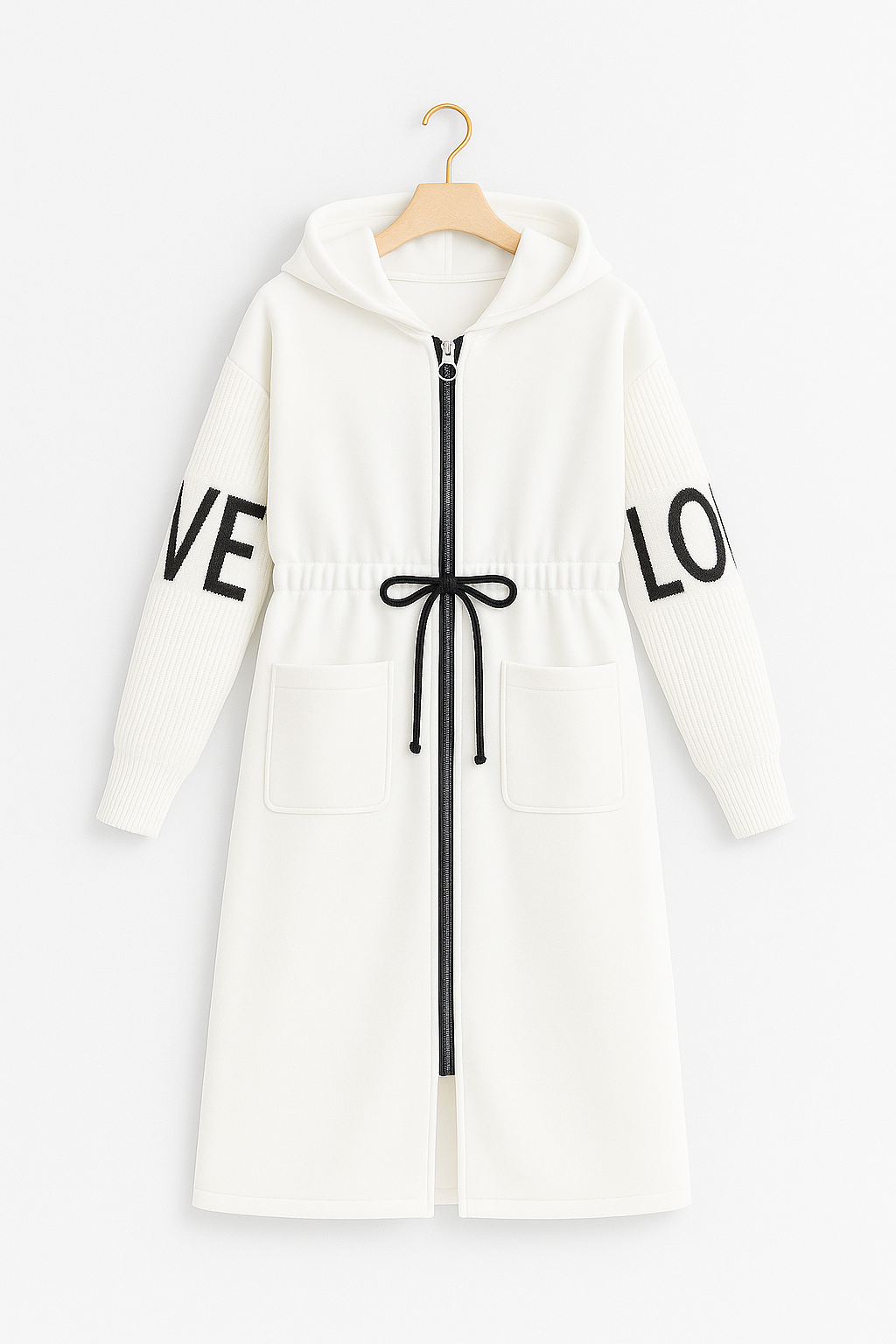 Marlee – Elegant Hooded Coatigan