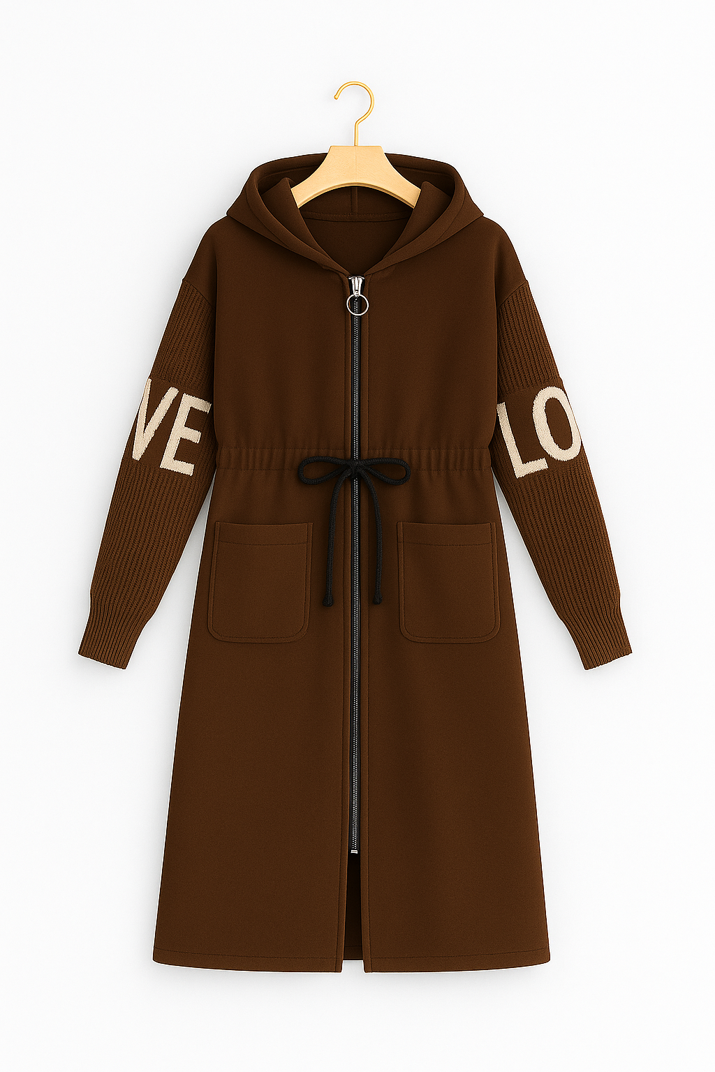 Marlee – Elegant Hooded Coatigan
