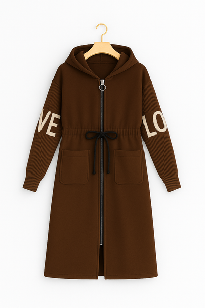 Marlee – Elegant Hooded Coatigan