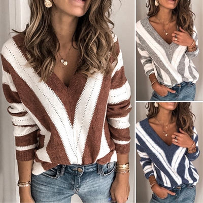 Skye - Laidback Luxe Stripe Knit