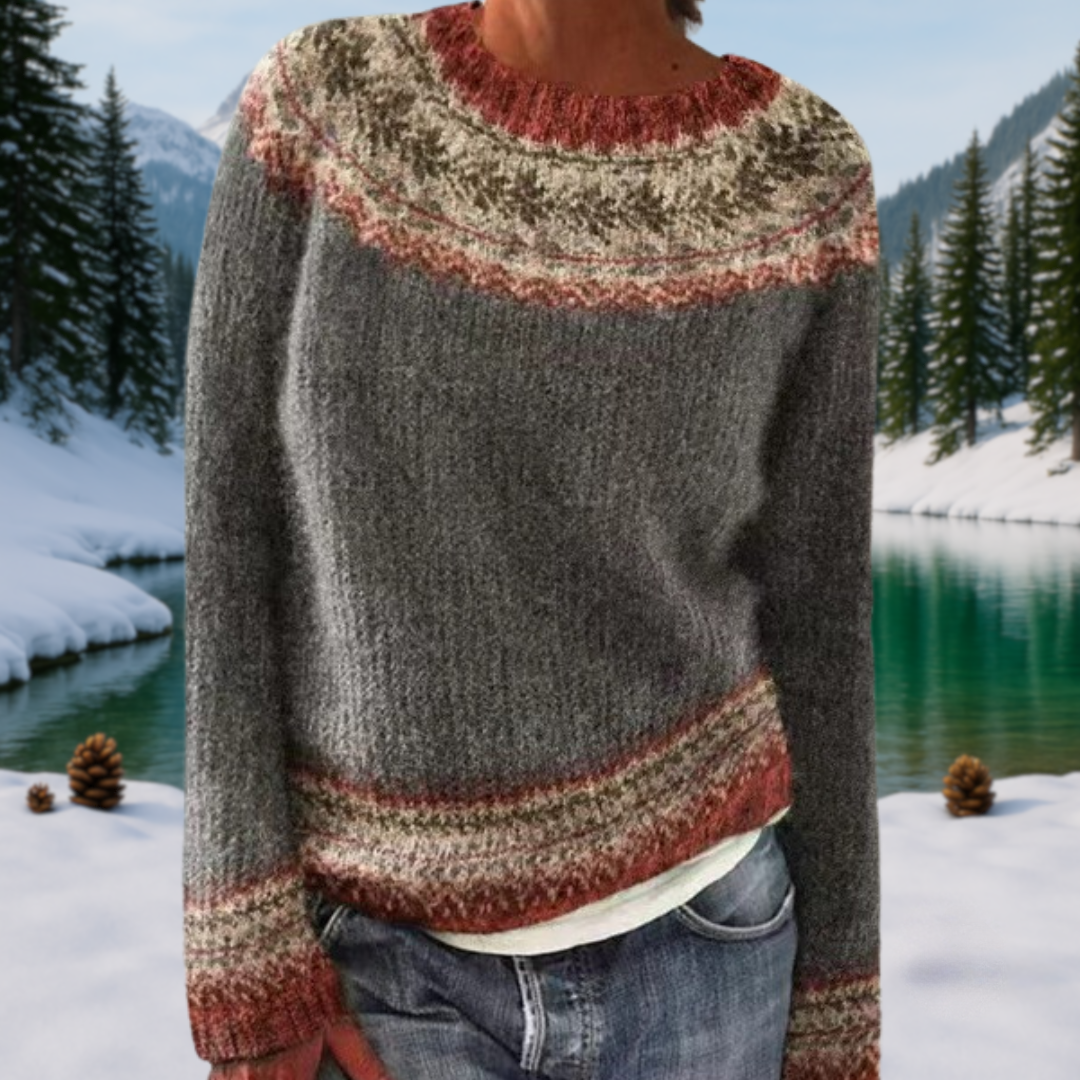 EIRA | RETRO ICELANDIC SWEATER
