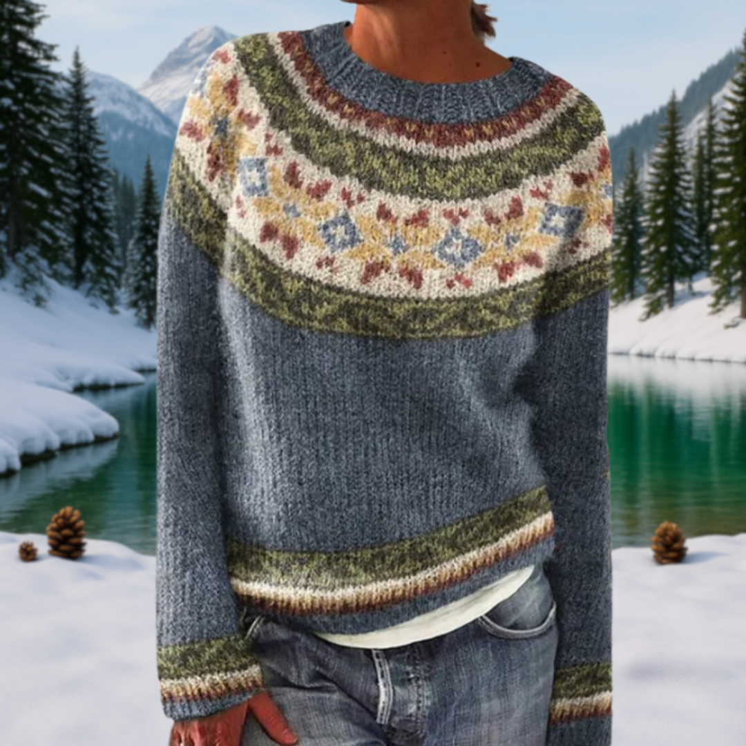 HANNA | RETRO ICELANDIC SWEATER