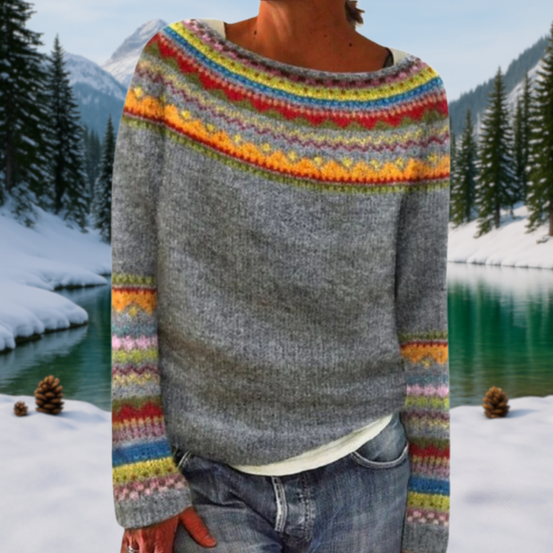 LIV | RETRO ICELANDIC SWEATER