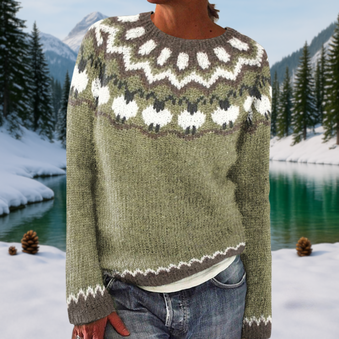 MIRIAM | RETRO ICELANDIC SWEATER