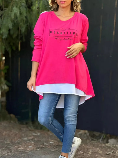 Sally - Two-in-One Comfort Tee