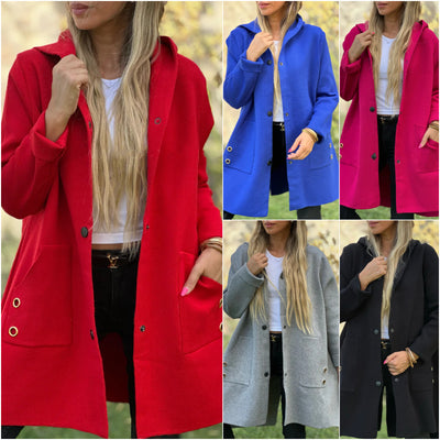 Amanda - Relaxed Fit Hooded Coat