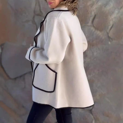 Janine - Elegant Button-Front Coat