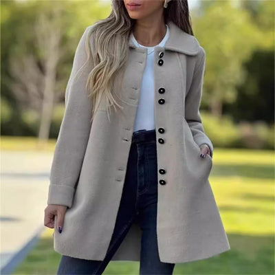 Natalie - Timeless Button-Up Coat