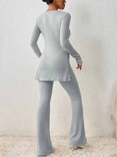 Mandy - Ribbed Lounge Knit Set