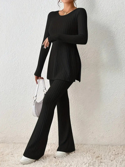 Mandy - Ribbed Lounge Knit Set