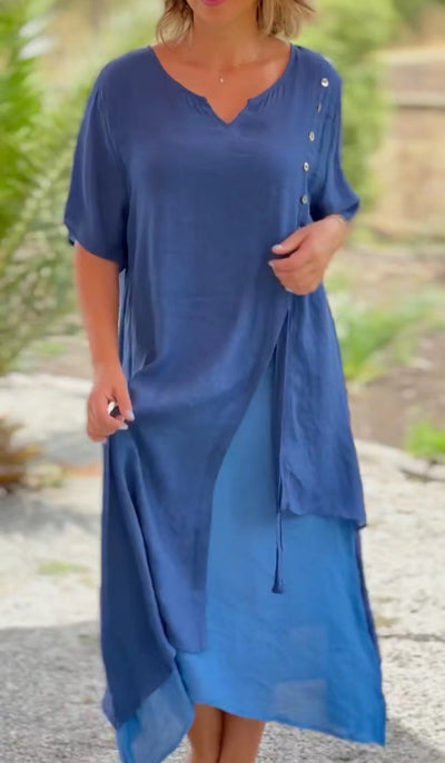 Joyce - Casual Chic Asymmetrical Dress