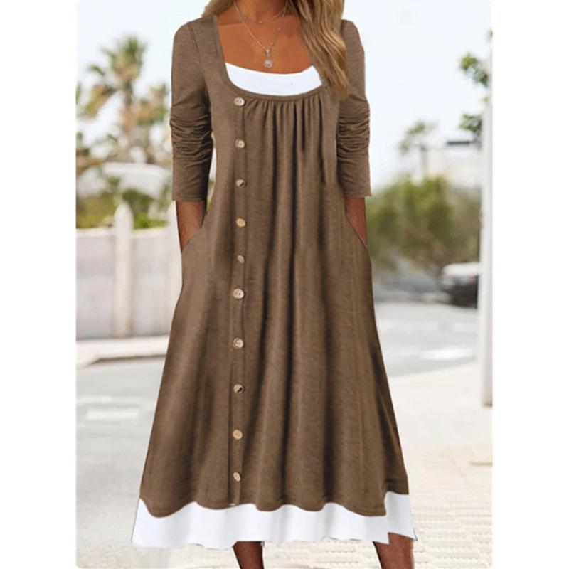 Suzan - Chic Pleated Lounge Dress
