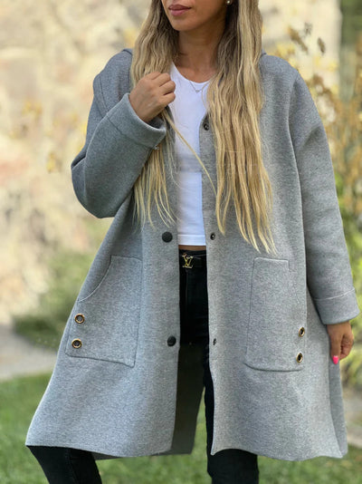 Amanda - Relaxed Fit Hooded Coat