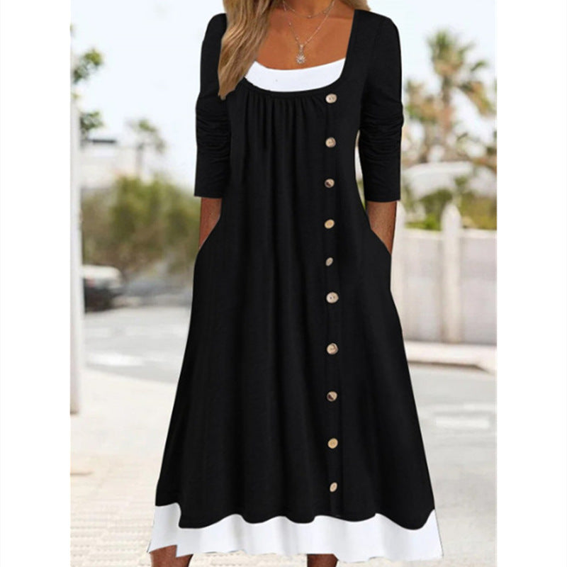 Suzan - Chic Pleated Lounge Dress