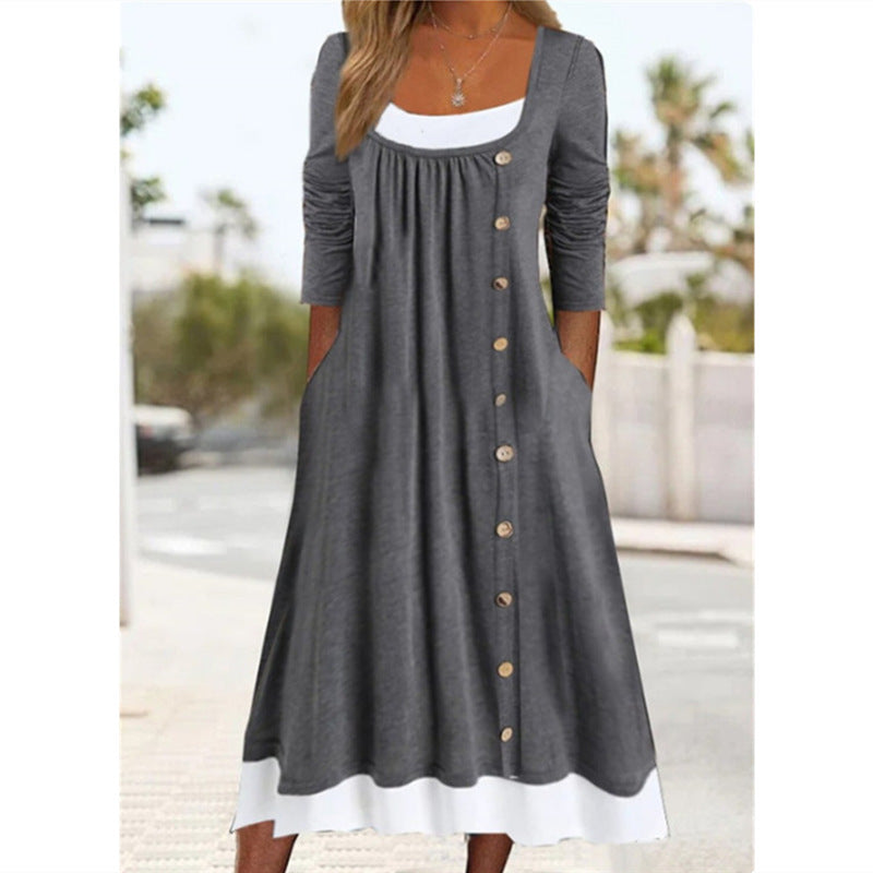 Suzan - Chic Pleated Lounge Dress