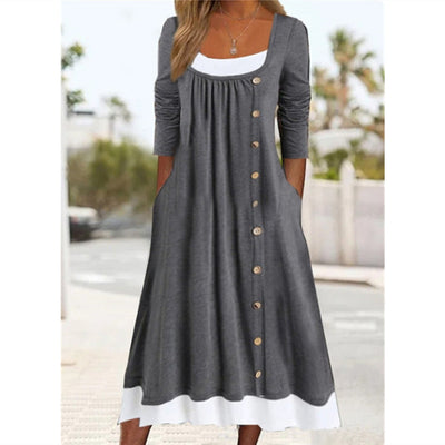 Suzan - Chic Pleated Lounge Dress