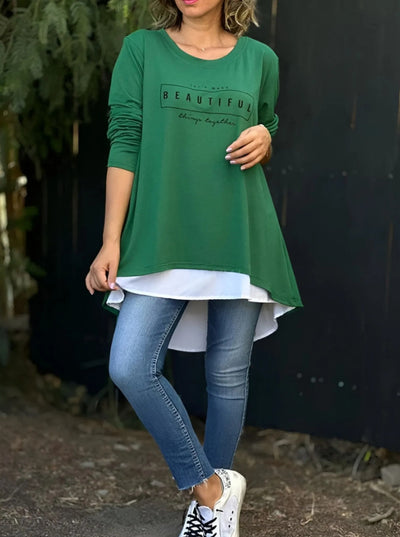 Sally - Two-in-One Comfort Tee