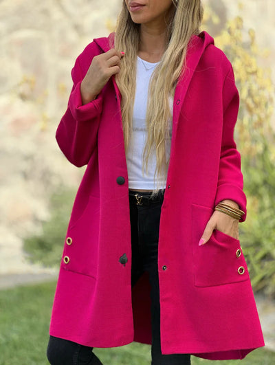 Amanda - Relaxed Fit Hooded Coat
