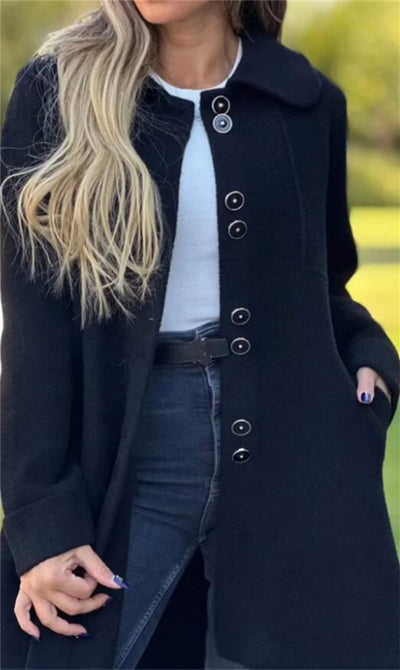 Natalie - Timeless Button-Up Coat