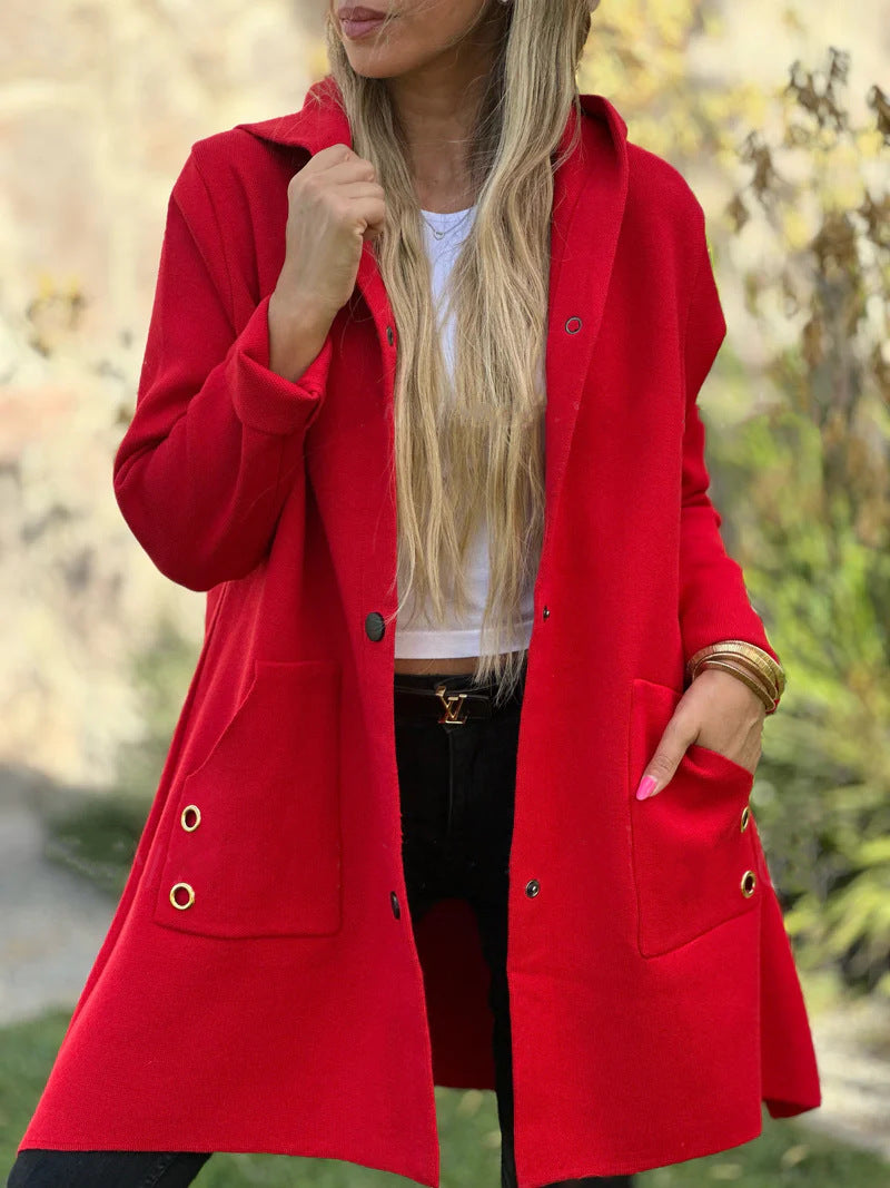 Amanda - Relaxed Fit Hooded Coat