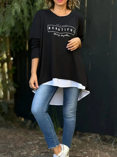 Sally - Two-in-One Comfort Tee