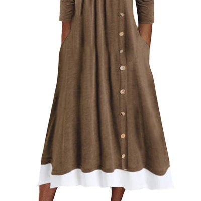 Suzan - Chic Pleated Lounge Dress
