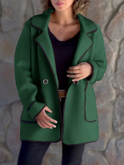 Janine - Elegant Button-Front Coat