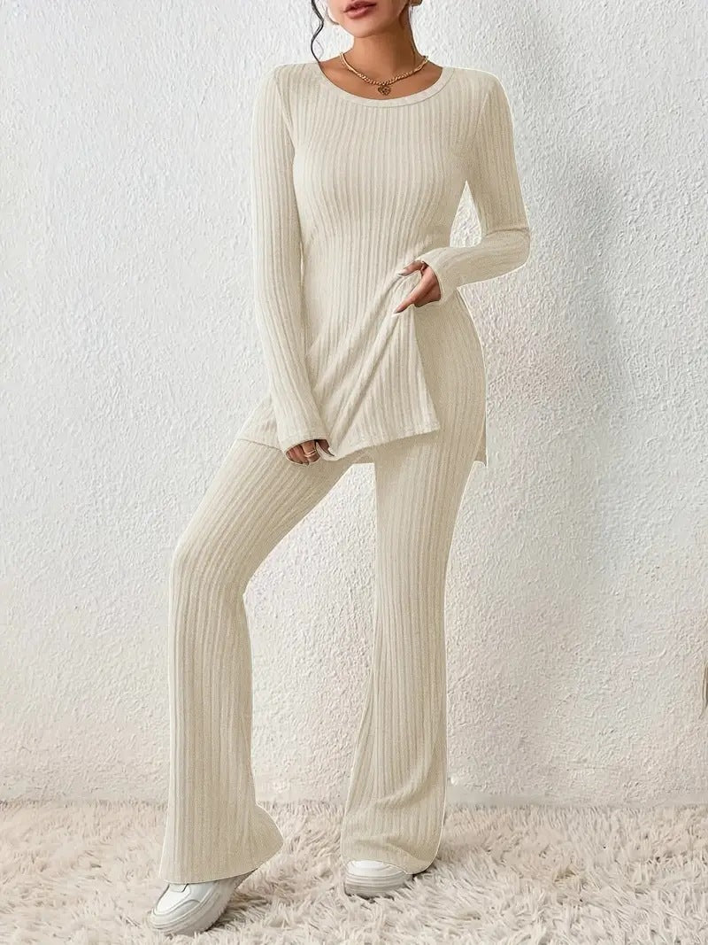 Mandy - Ribbed Lounge Knit Set