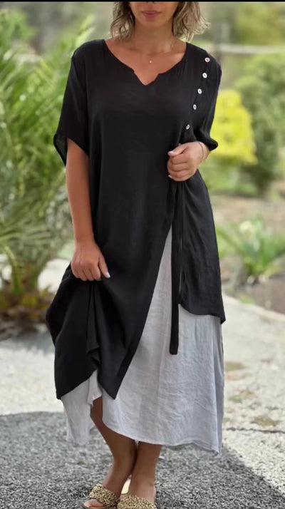 Joyce - Casual Chic Asymmetrical Dress