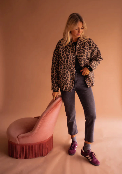 Delia - Bold Leopard Jacket