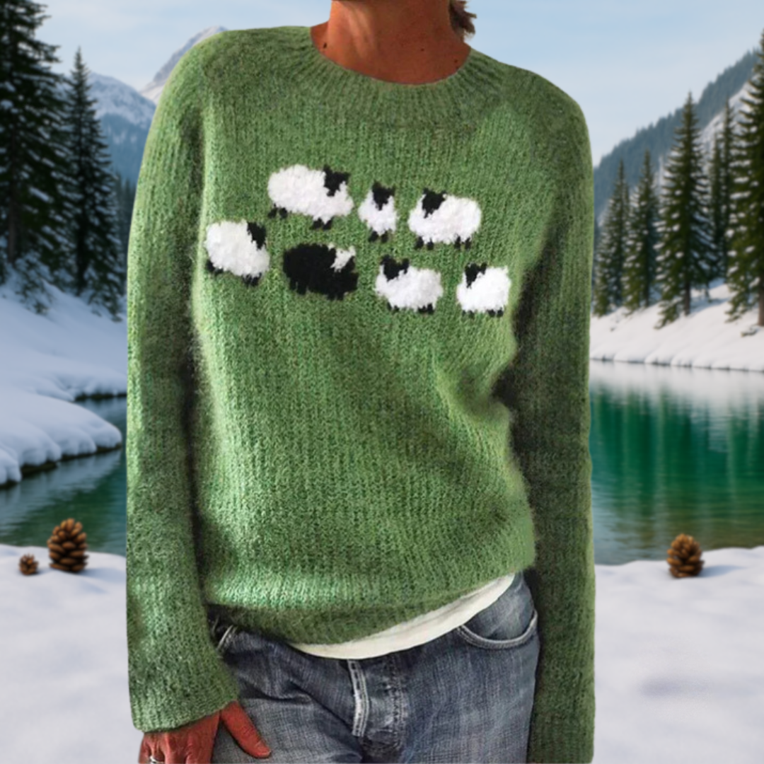 SIRI | RETRO ICELANDIC SWEATER