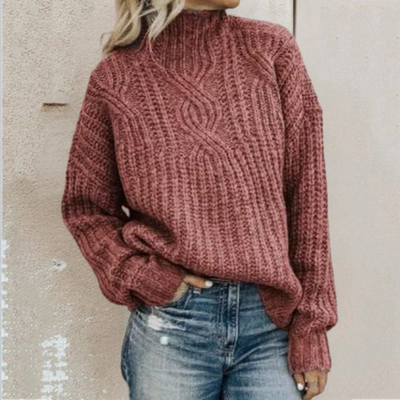 Michelle - Cosy Ribbed Knit Top