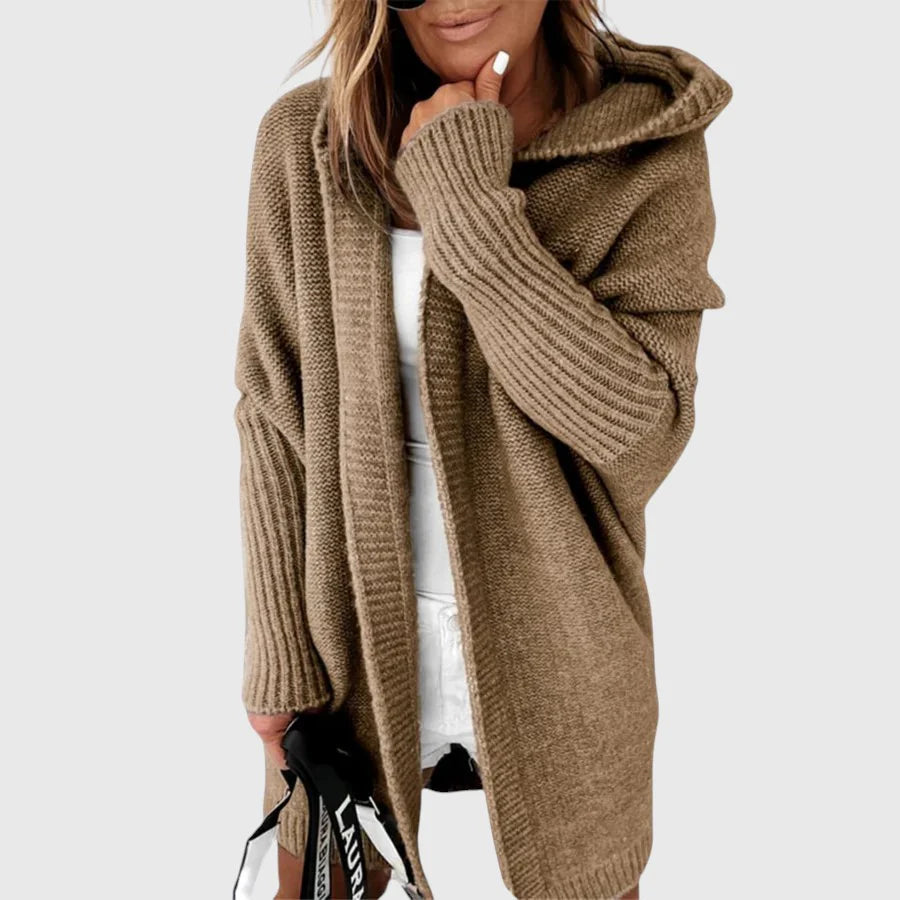 Claire - Cozy Drape Hoodie