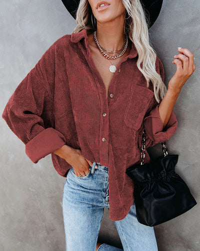 Gail - Vintage Velvet Shirt