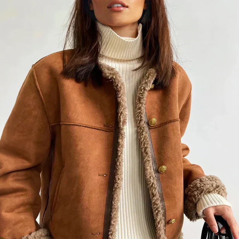 MYRA - Cosy Shearling-Lined Jacket