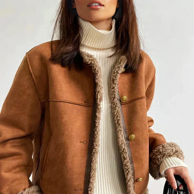 MYRA - Cosy Shearling-Lined Jacket