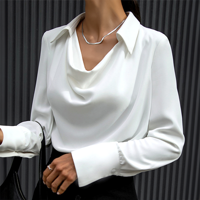 Seraphina – Luxe Drape Blouse