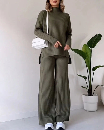 Sienna – Chic Slit Relaxed two-piece set